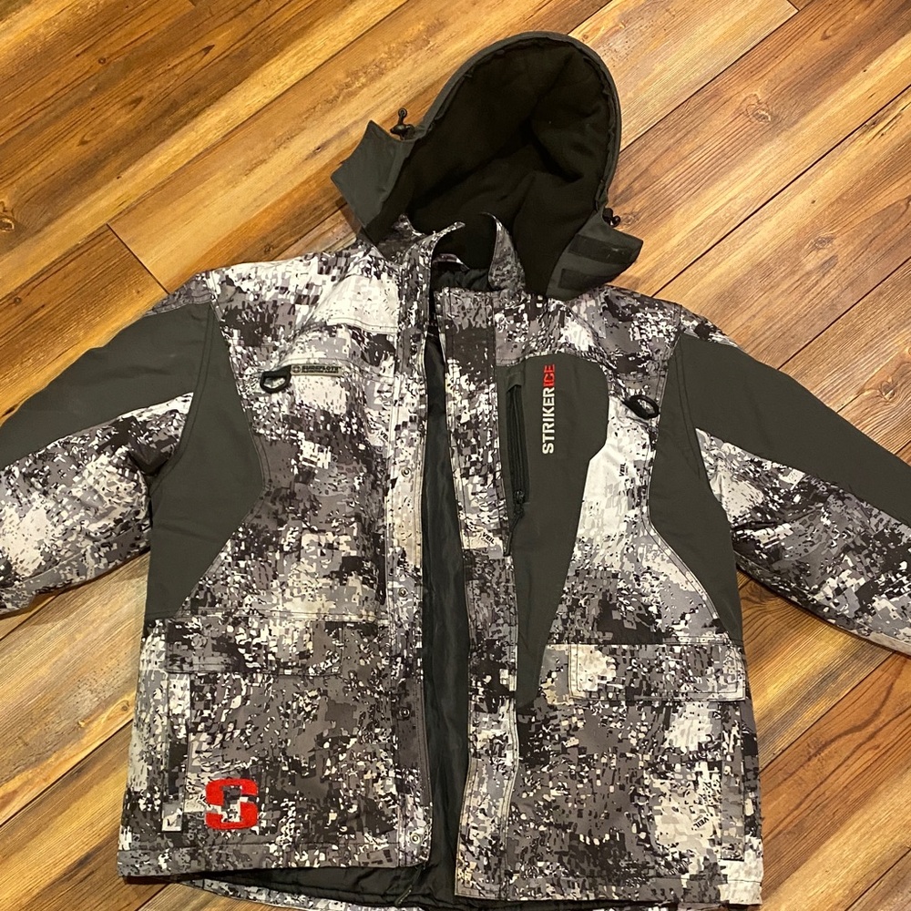 Kids Camo Jacket - Black and Gray